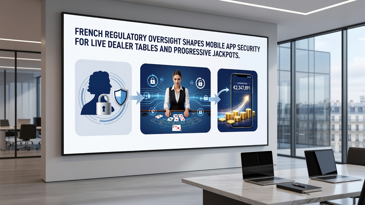 Mobile app security protocols for live dealer tables and progressive slots